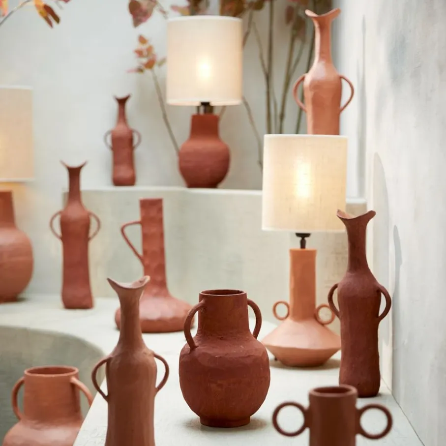Lampenkappen & -Voeten<Light - Living Light & Living Lampenkap Sendai Zand - 25x27x25 cm