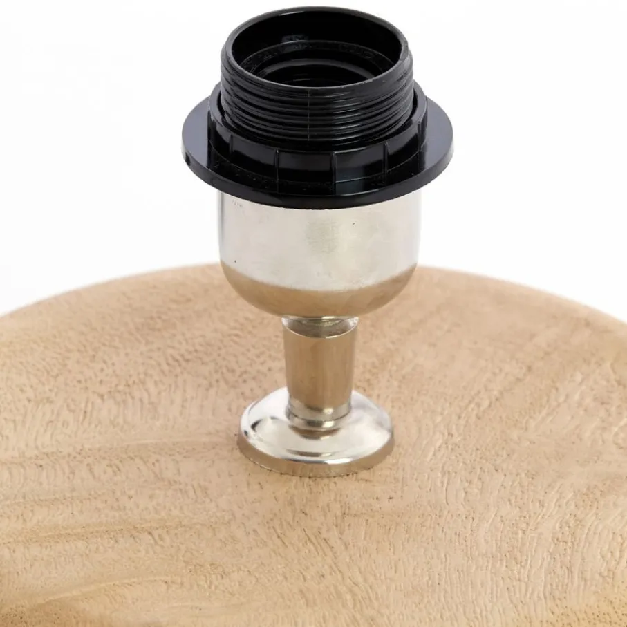 Lampenkappen & -Voeten<Light - Living Light& Living Lampenvoet Eboli Naturel - E27 - 9 cm hoog