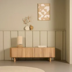 Lampenkappen & -Voeten<Light - Living Light& Living Lampenvoet Eboli Naturel - E27 - 9 cm hoog