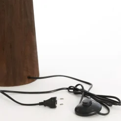 Lampenkappen & -Voeten|Vloerlampen<Light - Living Light & Living Lampenvoet Festina Donkerbruin - E27 - 125 cm hoog