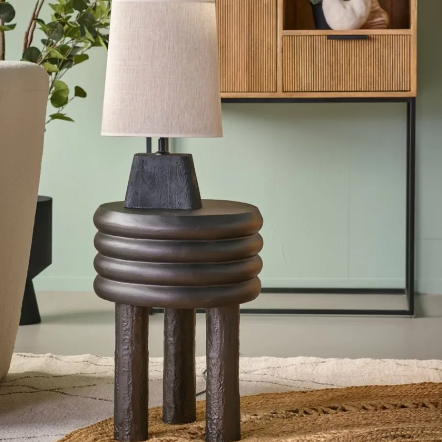 Lampenkappen & -Voeten<Light - Living Light & Living Lampenvoet Kardan Zwart - E27 - 21 cm hoog