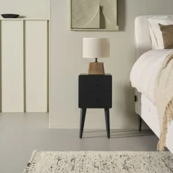 Lampenkappen & -Voeten<Light - Living Light & Living Lampenvoet Kardan Bruin - E27 - 21 cm hoog