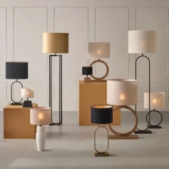 Lampenkappen & -Voeten<Light - Living Light & Living Lampenvoet Liva Zwart - E27 - 42 cm hoog