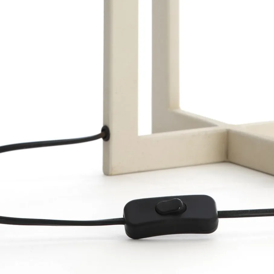 Lampenkappen & -Voeten<Light - Living Light & Living Lampenvoet Mace Creme - E27 - 46 cm hoog