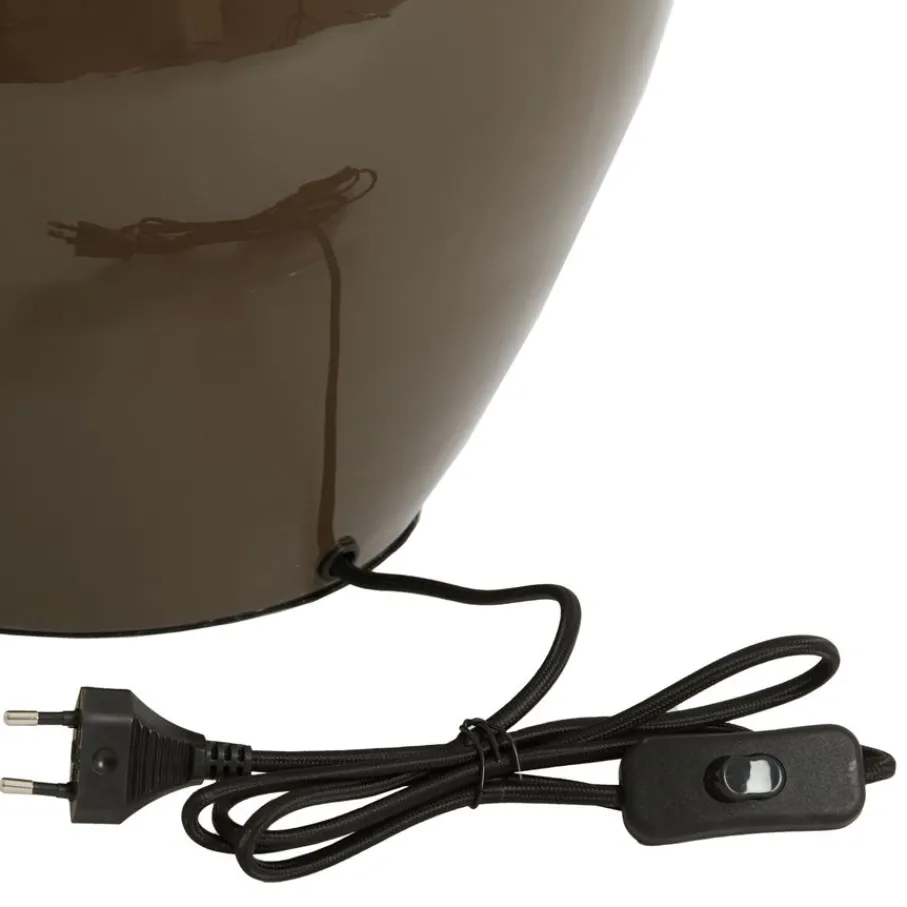 Lampenkappen & -Voeten<Light - Living Light & Living Lampenvoet Nana Donkerbruin - E27 - 51 cm hoog