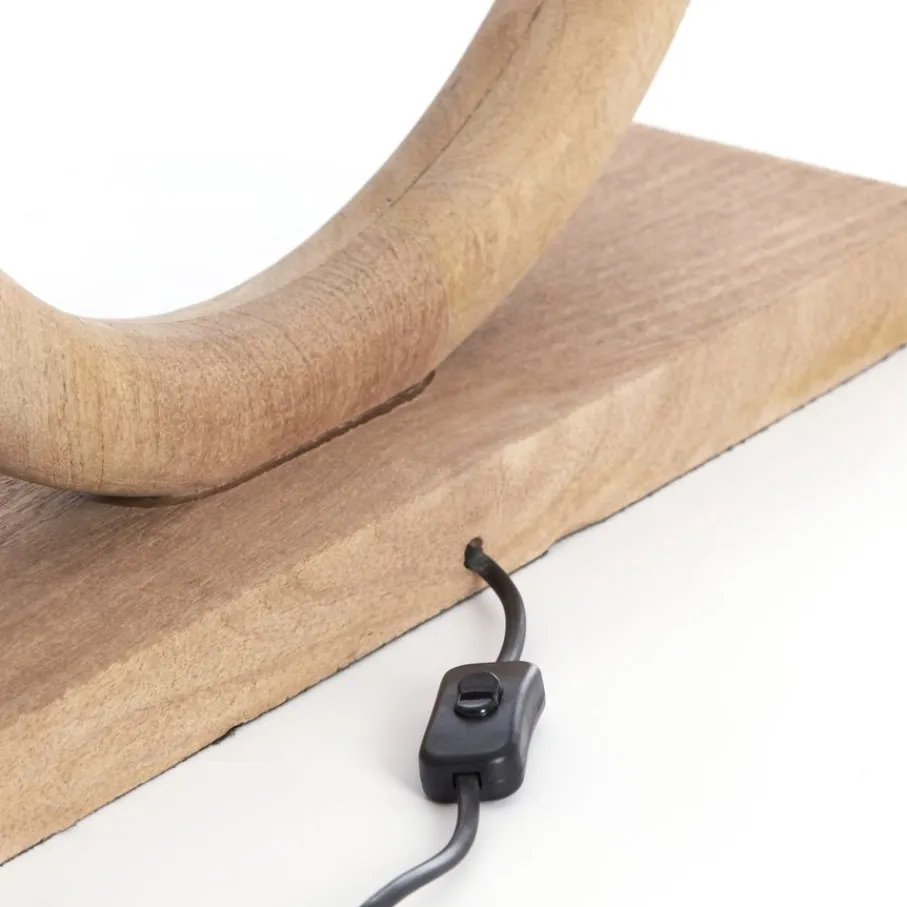 Lampenkappen & -Voeten<Light - Living Light & Living Lampenvoet Nubia Naturel - E27 - 44 cm hoog