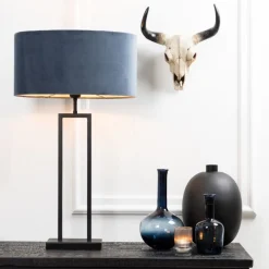 Lampenkappen & -Voeten<Light - Living Light & Living Lampenvoet Shiva Zwart - E27 -  55 cm hoog
