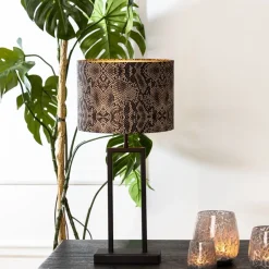 Lampenkappen & -Voeten<Light - Living Light & Living Lampvoet Shiva Zwart - E27 - 41 cm hoog
