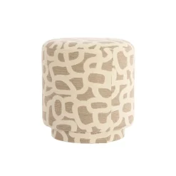 Poefs & Krukjes<Light - Living Light & Living Poef Davonte Taupe / Beige - Ø 40 cm
