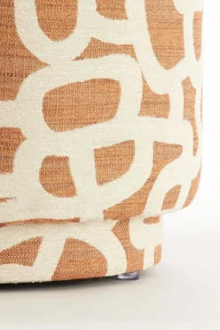 Poefs & Krukjes<Light - Living Light & Living Poef Davonte Terra / Crème  - Ø 40 cm