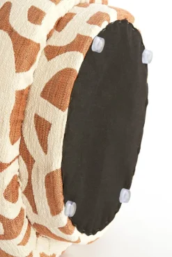 Poefs & Krukjes<Light - Living Light & Living Poef Davonte Terra / Crème  - Ø 40 cm