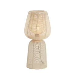 Tafellampen<Light - Living Light & Living Tafellamp Aboso Crème - E27 - 54 cm hoog