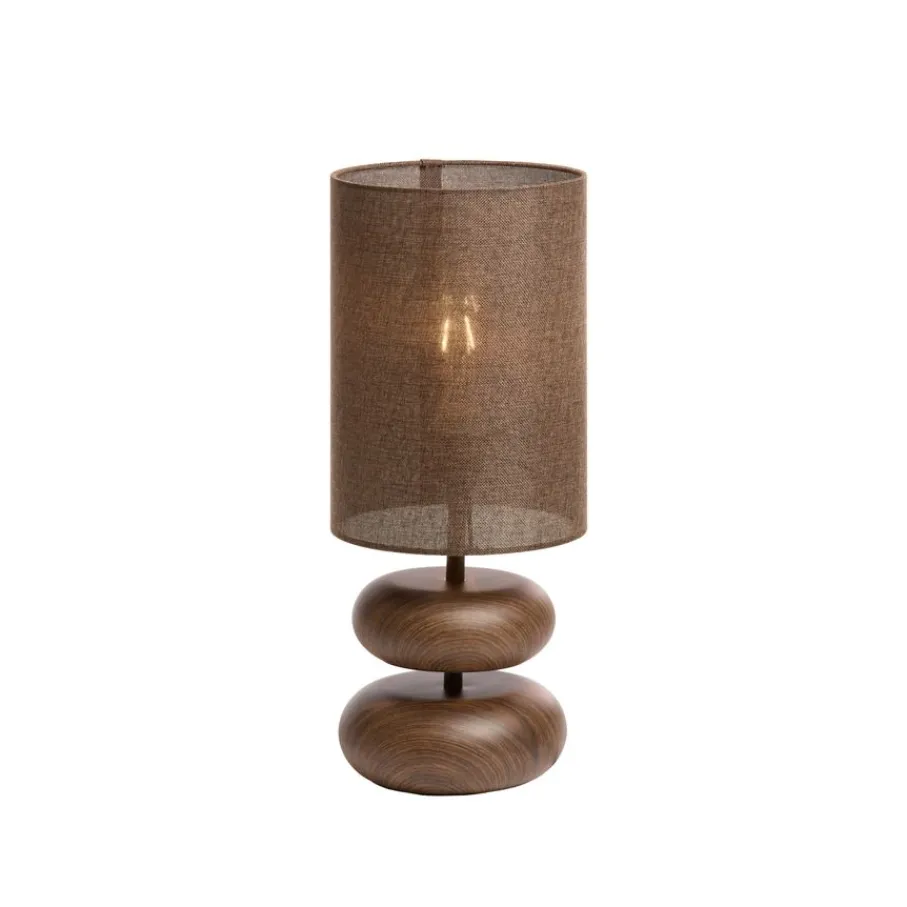 Tafellampen<Light - Living Light & Living Tafellamp Danialo Bruin - E27 - 51 cm hoog