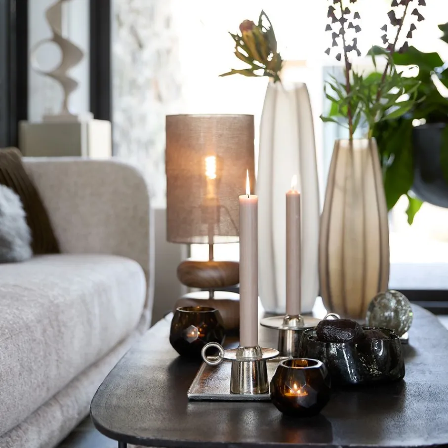 Tafellampen<Light - Living Light & Living Tafellamp Danialo Bruin - E27 - 51 cm hoog