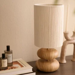 Tafellampen<Light - Living Light & Living Tafellamp Danialo Naturel - E27 - 51 cm hoog