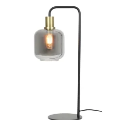 Tafellampen<Light - Living Light & Living Tafellamp Lekar Zwart - E27 - 58 cm hoog