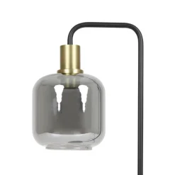 Tafellampen<Light - Living Light & Living Tafellamp Lekar Zwart - E27 - 58 cm hoog