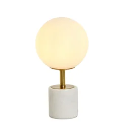 Tafellampen<Light - Living Light & Living Tafellamp Medina Wit - E27 - 35 cm hoog