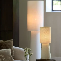 Tafellampen<Light - Living Light & Living Tafellamp Mikkel Crème - E27 - 58 cm hoog