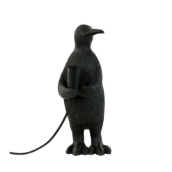 Dierenlampen|Tafellampen<Light - Living Light & Living Tafellamp Penguin Zwart - E14 - 34 cm hoog