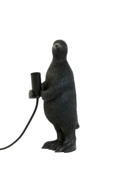 Dierenlampen|Tafellampen<Light - Living Light & Living Tafellamp Penguin Zwart - E14 - 34 cm hoog
