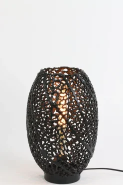 Tafellampen<Light - Living Light & Living Tafellamp Sinula Zwart - E27 - 40 cm hoog