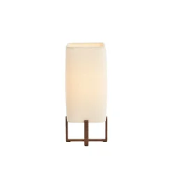 Tafellampen<Light - Living Light & Living Tafellamp Wyn Crème / Bruin - E27 - 39 cm hoog