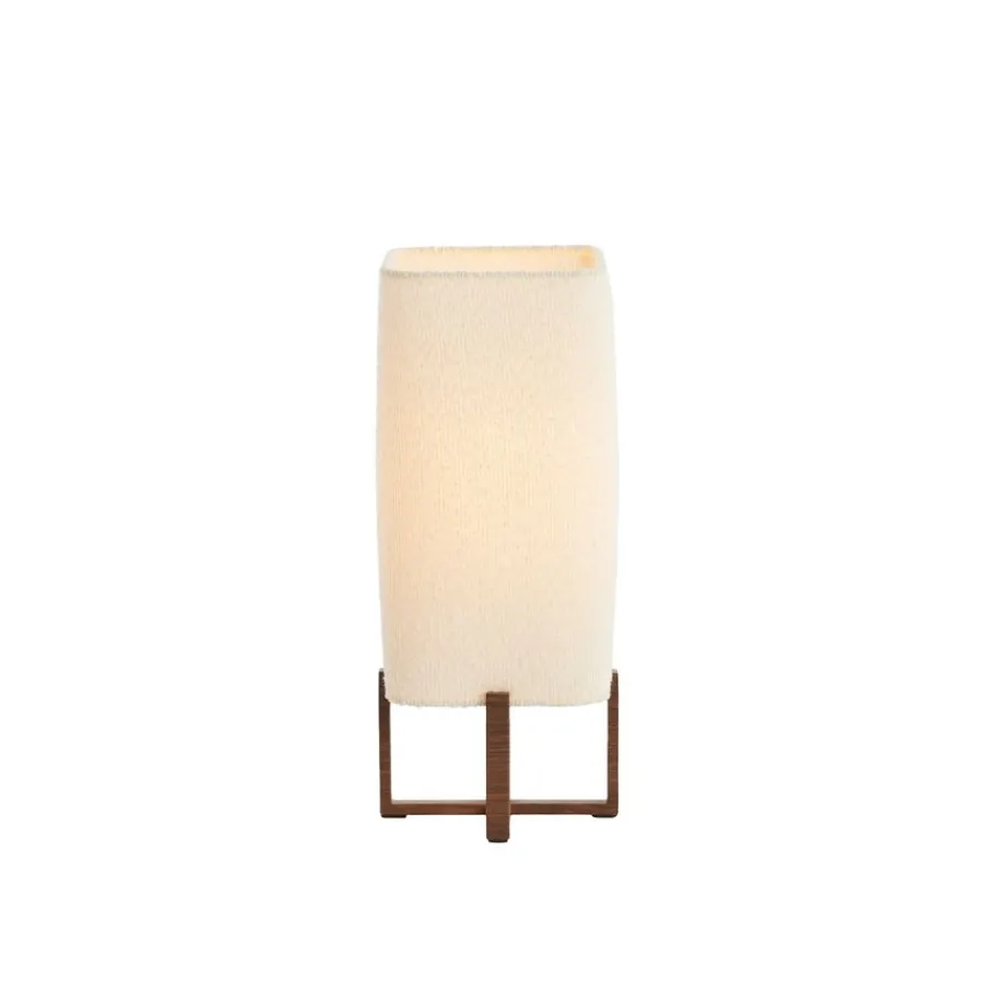 Tafellampen<Light - Living Light & Living Tafellamp Wyn Crème / Bruin - E27 - 39 cm hoog