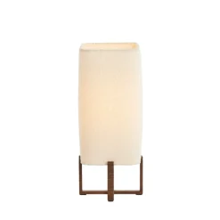Tafellampen<Light - Living Light & Living Tafellamp Wyn Crème / Bruin - E27 - 51 cm hoog