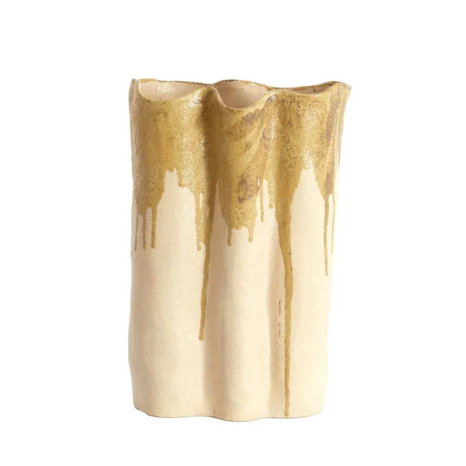 Vazen & Potten<Light - Living Light & Living Vaas Flovilla Olijfgroen - 40 cm hoog