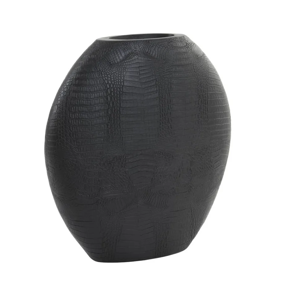 Vazen & Potten<Light - Living Light & Living Vaas Skeld Zwart - 40 cm hoog