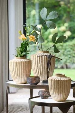Vazen & Potten<Light - Living Light & Living Vaas Talea Lichtbruin - 28 cm Hoog