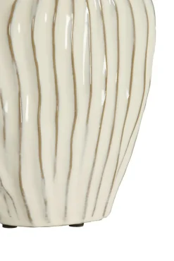 Vazen & Potten<Light - Living Light & Living Vaas Vechhia Crème - 25 cm hoog