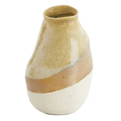 Vazen & Potten<Light - Living Light & Living Vaas Yulara Bruin / Creme - 19 cm hoog