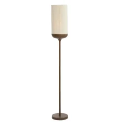 Vloerlampen<Light - Living Light & Living Vloerlamp Dania Bruin - E27 - 159 cm hoog