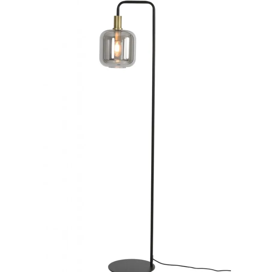 Vloerlampen<Light - Living Light & Living Vloerlamp Lekar Zwart - E27 - 155 cm hoog