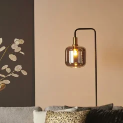 Vloerlampen<Light - Living Light & Living Vloerlamp Lekar Zwart - E27 - 155 cm hoog