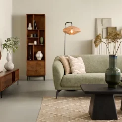 Vloerlampen<Light - Living Light & Living Vloerlamp Lyra Naturel - E27 - 164 cm hoog