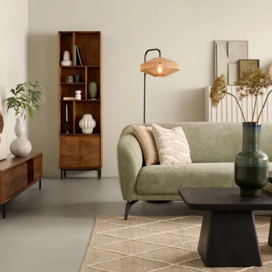 Vloerlampen<Light - Living Light & Living Vloerlamp Lyra Naturel - E27 - 164 cm hoog