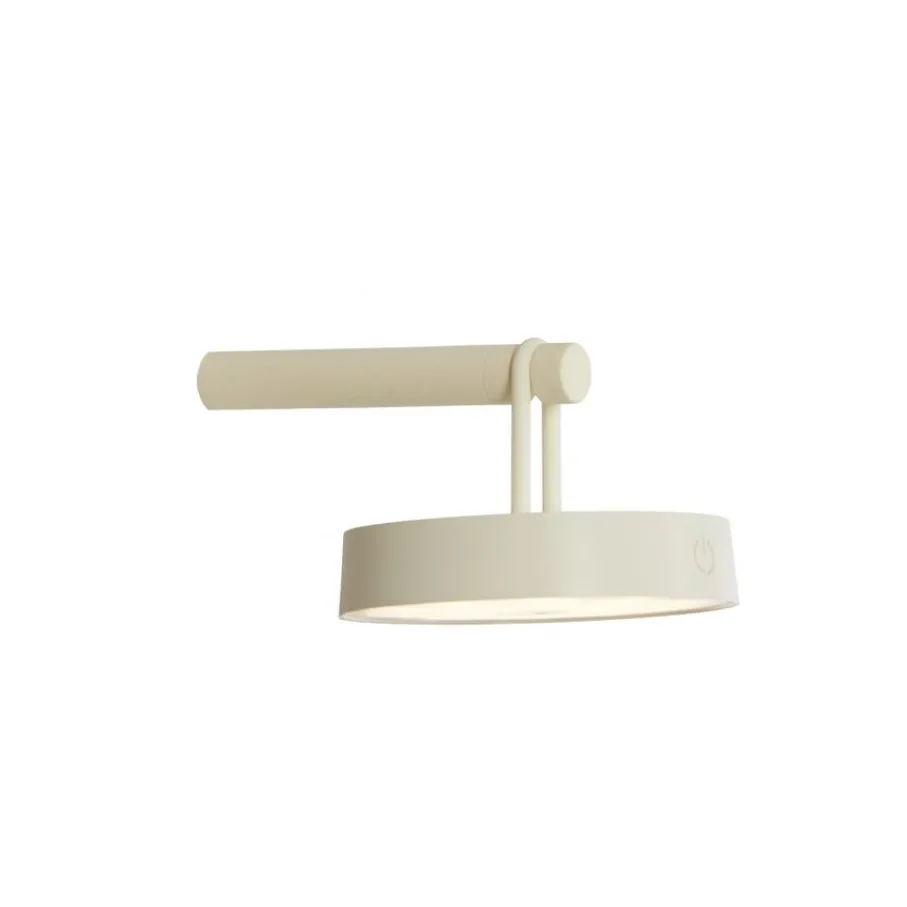 Buitenverlichting<Light - Living Light & Living Wandlamp Toliara Crème - LED - Ø 19 cm