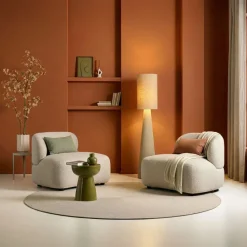 Fauteuils< Lounge Fauteuil Comma Rechts Beige