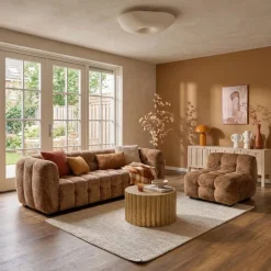 Modulaire Banken|Zitbanken< Loveseat Gogoo Cognac