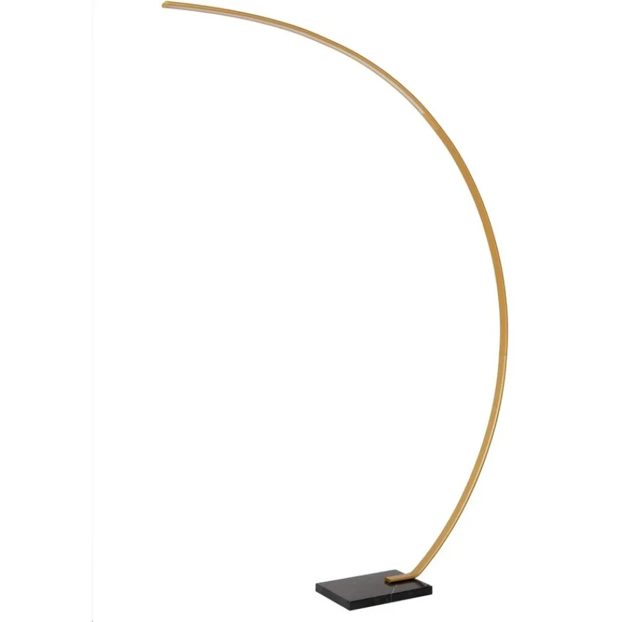 Vloerlampen<Lucide Booglamp Curve Goud - LED - 192 cm hoog