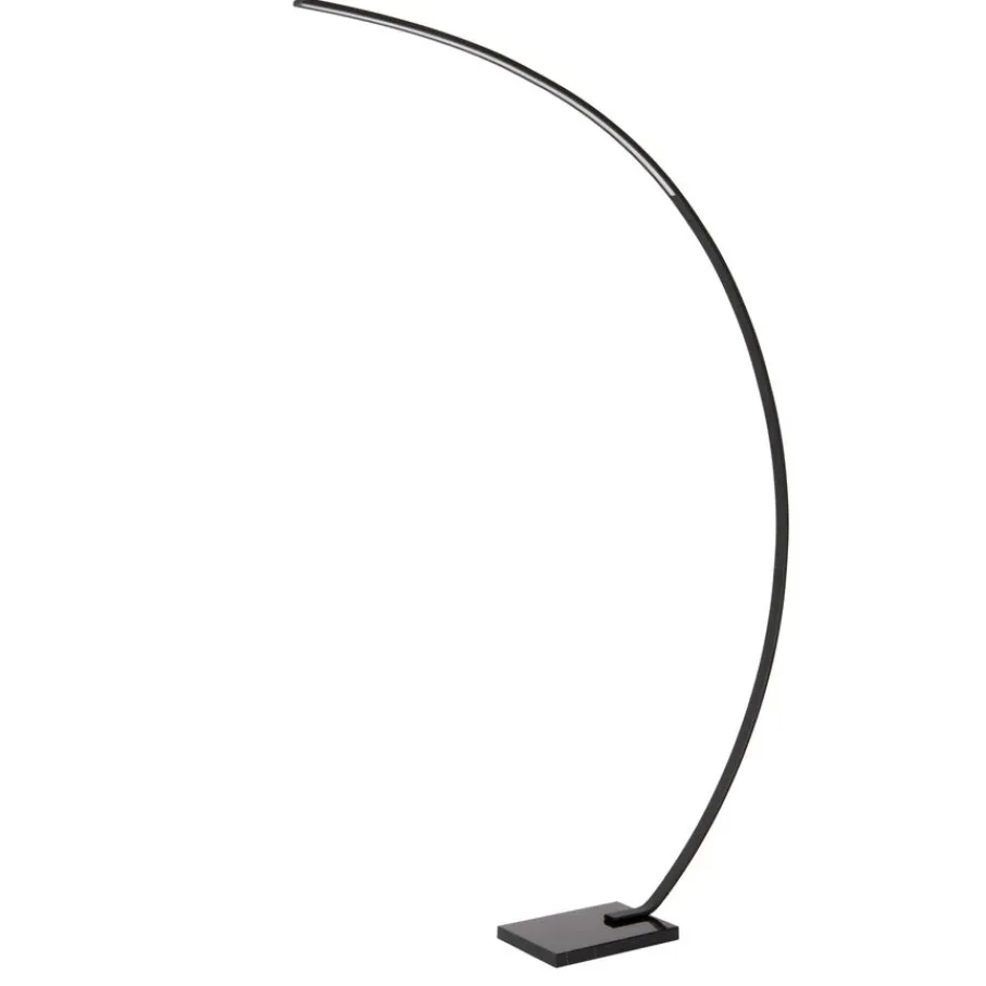 Vloerlampen<Lucide Booglamp Curve Zwart - LED - 192 cm hoog