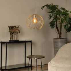 Hanglampen<Lucide Hanglamp Danza Goud - E27 - Ø 40 cm