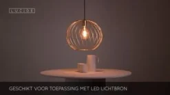 Hanglampen<Lucide Hanglamp Danza Goud - E27 - Ø 40 cm