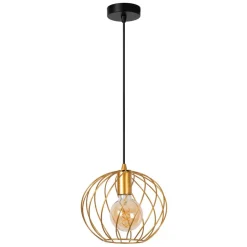 Hanglampen<Lucide Hanglamp Danza Goud - E27 - Ø 25 cm
