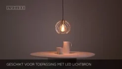 Hanglampen<Lucide Hanglamp Danza Goud - E27 - Ø 25 cm