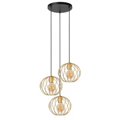 Hanglampen<Lucide Hanglamp Danza Goud - 3 x E27 - Ø 50 cm