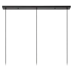 Hanglampen<Lucide Hanglamp Danza Zwart - 3 x E27 - 130 cm breed